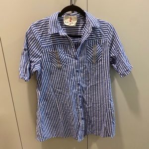 Boho Jane short sleeve long blouse